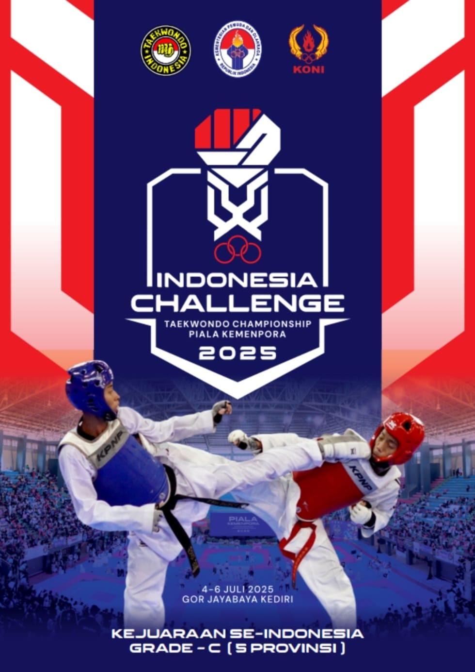 Ajang Pertarungan Prestasi Taekwondo di Tanah Air Taekwondo Indonesia Dojang blackantntb