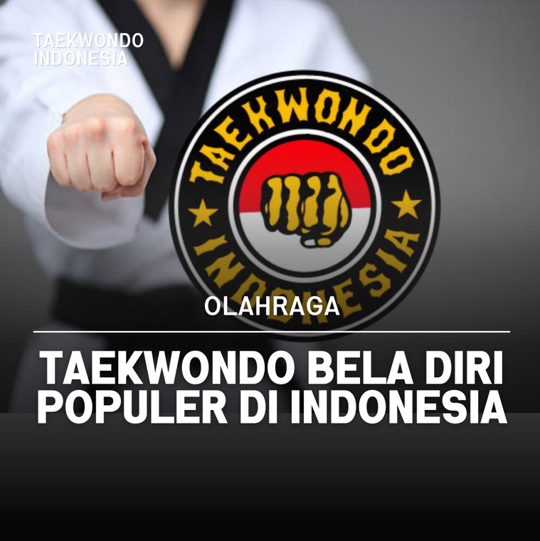 Taekwondo bela diri populer di Indonesia Taekwondo Indonesia Dojang blackantntb